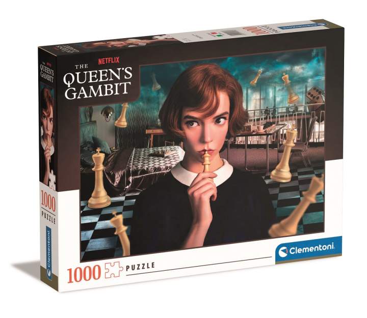 Hra/Hračka Puzzle 1000 Netflix Queen’s Gambit 39698 Clementoni