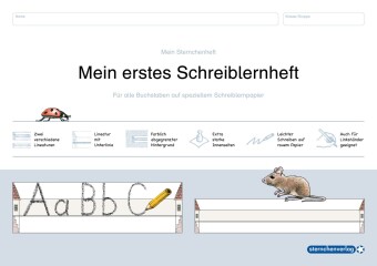 Kniha Mein erstes Schreiblernheft sternchenverlag GmbH