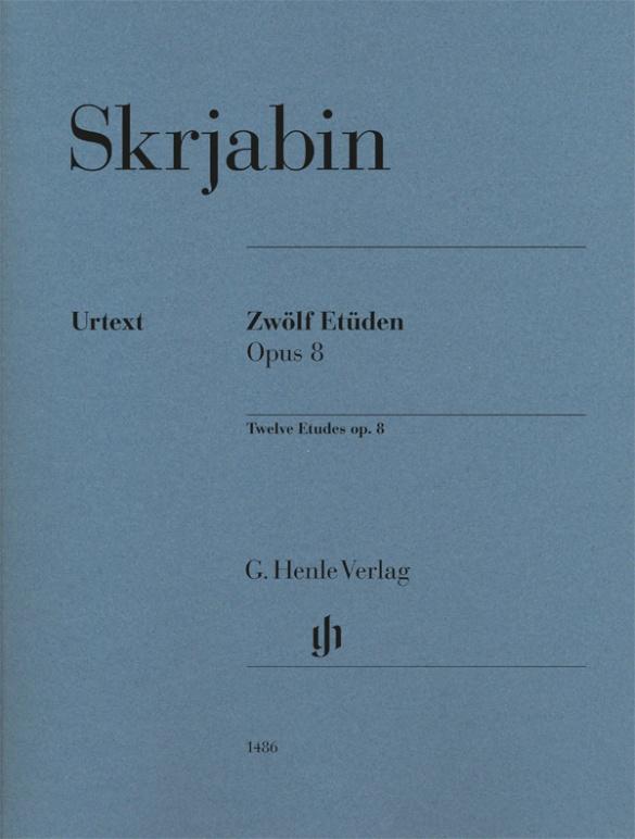 Kniha Skrjabin, Alexander - Zwölf Etüden op. 8 Valentina Rubcova