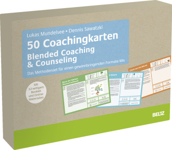 Joc / Jucărie 50 Coachingkarten Blended Coaching & Counseling Dennis Sawatzki