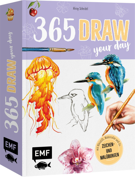 Книга 365 Draw your day - Entdecke deine Kreativität 