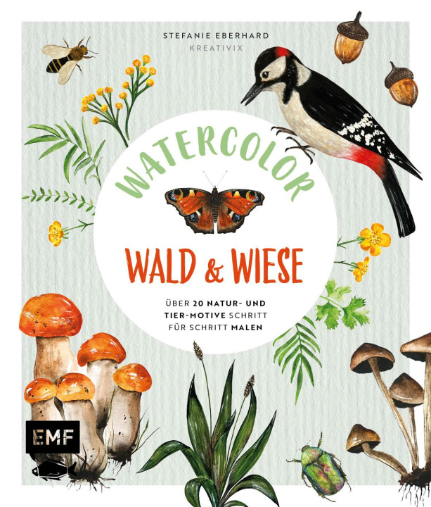Kniha Watercolor Wald und Wiese 