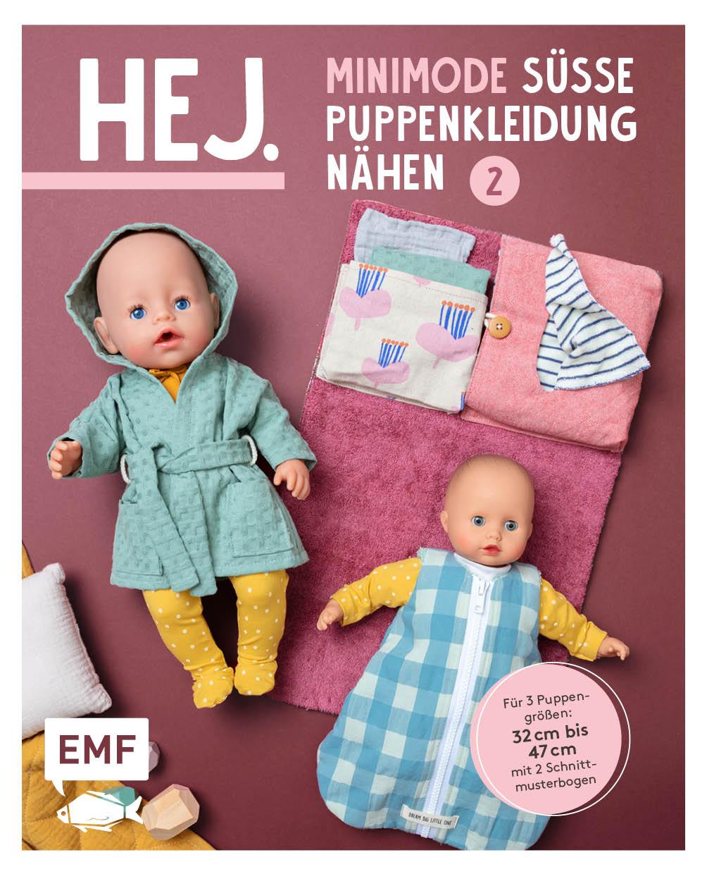 Книга Hej. Minimode - Süße Puppenkleidung nähen 2 