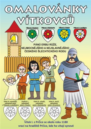 Book Omalovánky Vítkovců Petr Kroužil