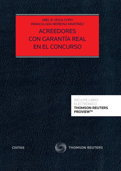 Könyv Acreedores con garantía real en el concurso (Papel + e-book) ABEL VEIGA