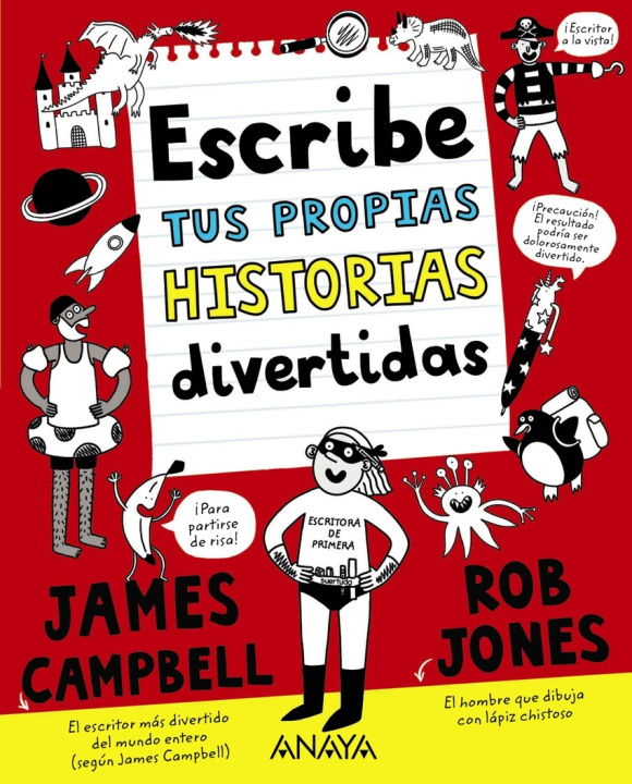 Kniha Escribe tus propias historias divertidas JAMES CAMPBELL