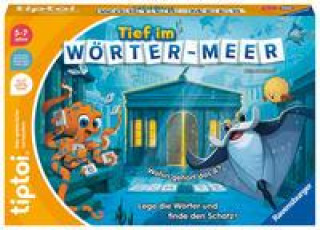 Joc / Jucărie Ravensburger tiptoi 00103 Tief im Wörter-Meer, Spiel für Kinder von 5-7 Jahren, für 1-4 Spieler 