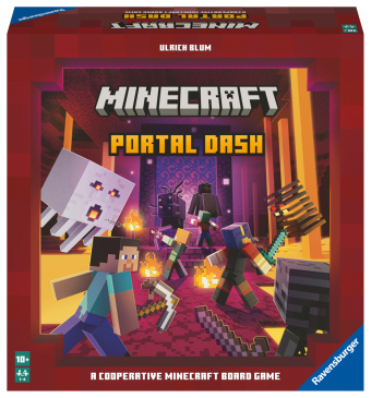 Hra/Hračka Ravensburger Familienspiel Minecraft Portal Dash, Gesellschaftsspiel für Kinder und Erwachsene, für 2-4 Spieler, Brettspiel ab 10 Jahren 