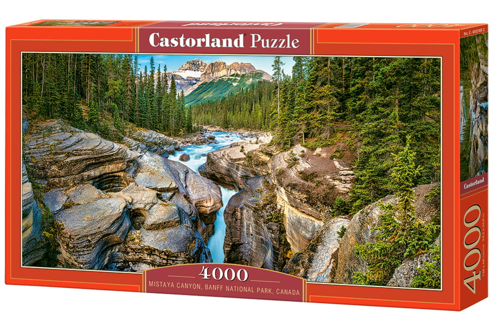 Gra/Zabawka Puzzle 4000 Kanion Mistaya Park Narodowy Banff Kanada C-400348-2 