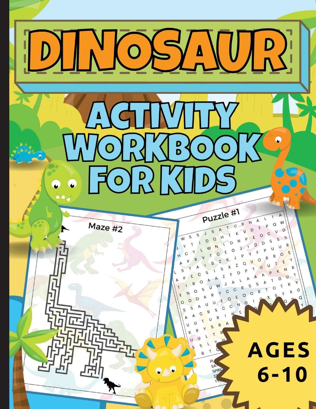 Kniha Dinosaur Activity Workbook For Kids Ages 6-10 Leonardo Cimini