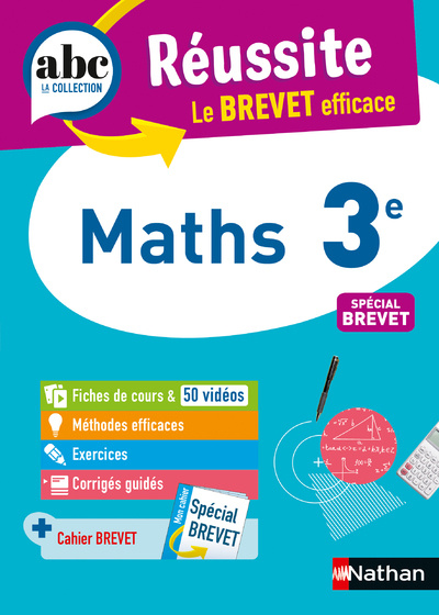 Carte ABC Réussite Maths 3e - Brevet 2023 Carole Feugère