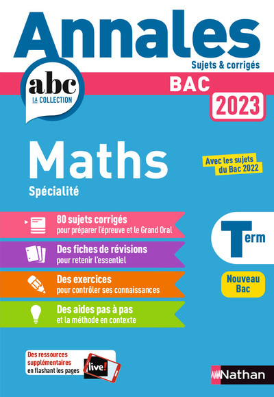 Kniha Annales BAC 2023 Maths Terminale - Corrigé collegium