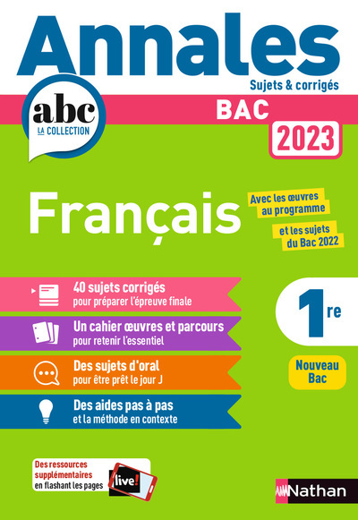 Könyv Annales Bac 2023- Français Anne Cassou-Noguès
