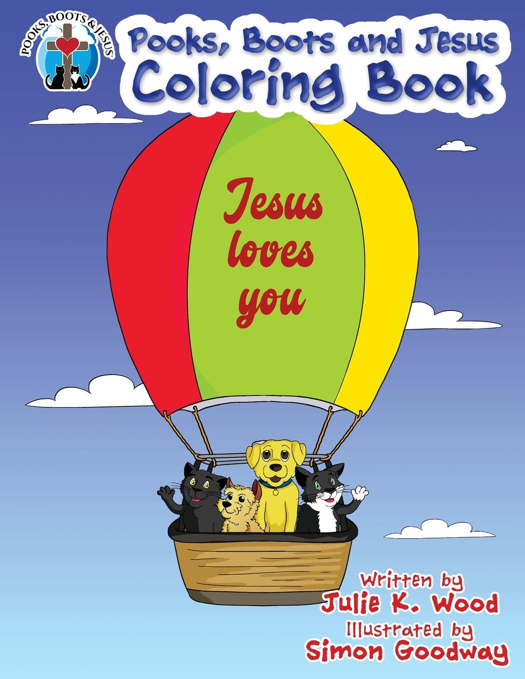 Knjiga Pooks, Boots and Jesus Coloring Book Julie K Wood