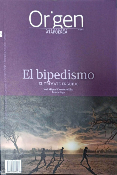 Kniha ORIGEN 25. EL BIPEDISMO JOSE MIGUEL CARRETERO DIAZ