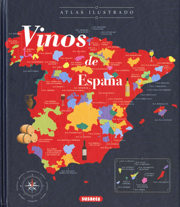 Kniha Vinos de España 