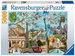 Hra/Hračka Ravensburger Puzzle 17118 Big City Collage 5000 Teile 