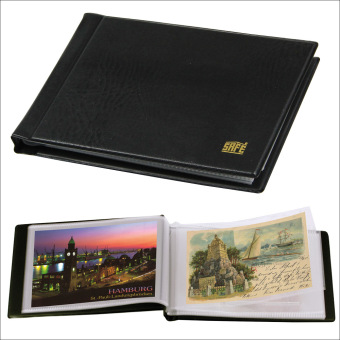 Hra/Hračka Postkartenalbum Pocket mit 20 transparenten Blättern für 20 Fotos oder Postkarten 