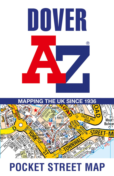 Materiale tipărite Dover A-Z Pocket Street Map 