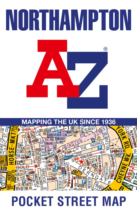 Materiale tipărite Northampton A-Z Pocket Street Map 