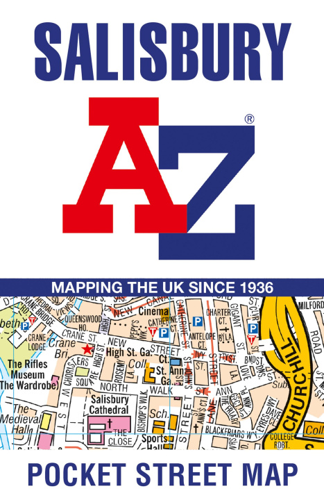Materiale tipărite Salisbury A-Z Pocket Street Map 