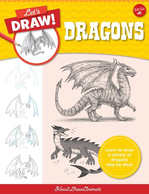 Book Let's Draw Dragons 