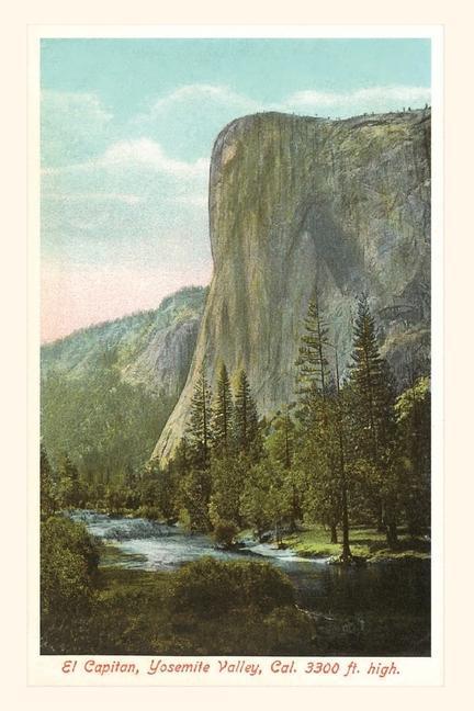 Carte The Vintage Journal El Capitan, Yosemite, California 