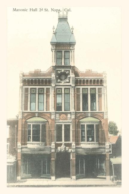 Knjiga The Vintage Journal Masonic Hall, Napa, California 