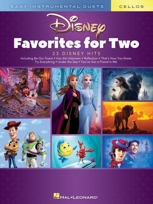 Книга Disney Favorites for Two: Easy Instrumental Duets - Cello Edition 