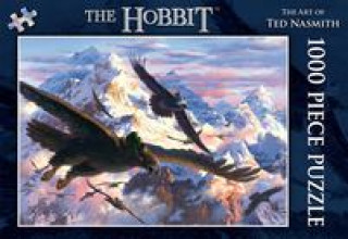 Könyv The Hobbit 1000 Piece Jigsaw Puzzle: The Art of Ted Nasmith: Bilbo and the Eagles 