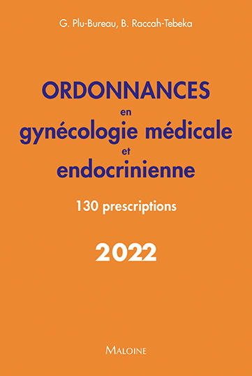 Carte Ordonnances - gynecologie medicale et endocrinienne 2022 G. Plu-Bureau