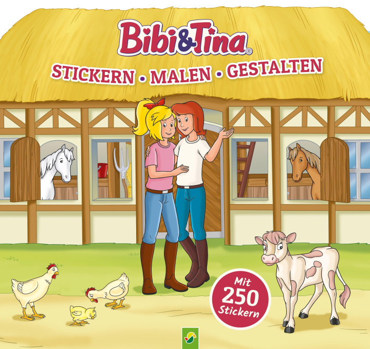 Carte Bibi & Tina - Stickern, Malen, Gestalten. Mit 250 Stickern 