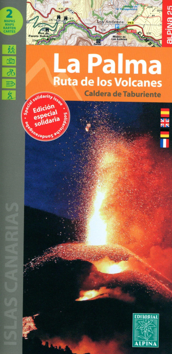 Materiale tipărite La Palma 1:25 000  LZ  2022 - 2023 