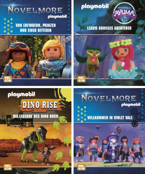 Carte Nelson Mini-Bücher: 4er Playmobil 5-8 