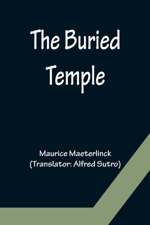Knjiga Buried Temple Maurice Maeterlinck