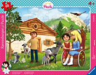 Joc / Jucărie Ravensburger Kinderpuzzle 05572 - Clara besucht Heidi 