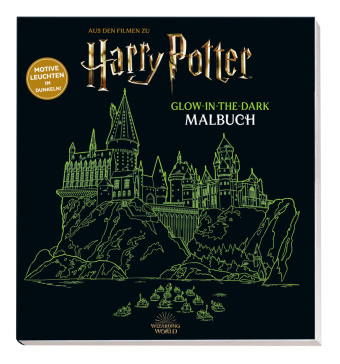 Kniha Aus den Filmen zu Harry Potter: Glow-in-the-Dark Malbuch 