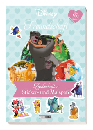 Könyv Disney Freundschaft: Zauberhafter Sticker- und Malspaß 