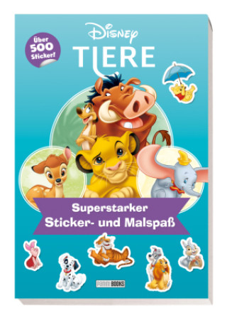 Kniha Disney Tiere: Superstarker Sticker- und Malspaß 