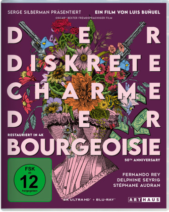 Videoclip Der diskrete Charme der Bourgeoisie 4K, 1 UHD-Blu-ray + 1 Blu-ray (50th Anniversary Edition) Luis Buñuel