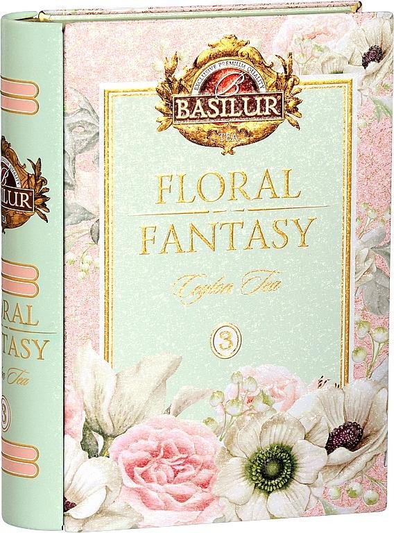 Carte BASILUR Book Floral Fantasy Vol. III. Zelený čaj 100g 