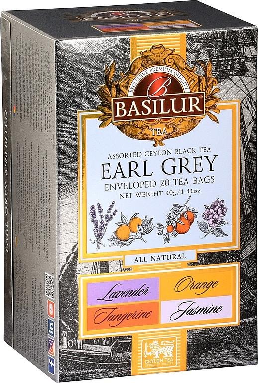 Kniha BASILUR All Natural Earl Grey Assorted 20x2g 