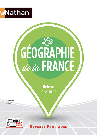 Könyv La géographie de la France - (Repères pratiques N° 5) - 2022 Gérard Labrune