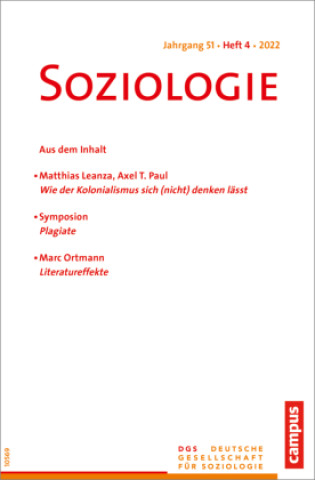 Kniha Soziologie 04/2022 Dirk Baecker