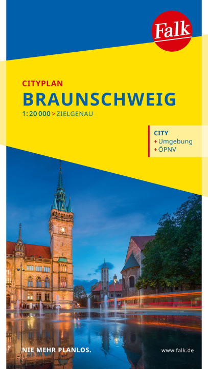 Materiale tipărite Falk Cityplan Braunschweig 1:20.000 