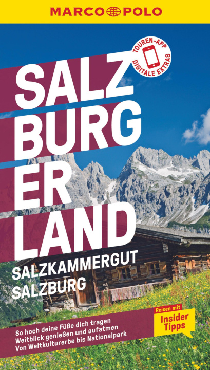 Carte MARCO POLO Reiseführer Salzburg, Salzkammergut, Salzburger Land 