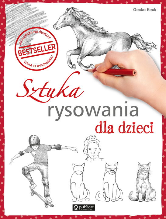 Kniha Sztuka rysowania dla dzieci Gecko Keck