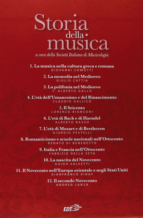 Könyv Storia della musica 