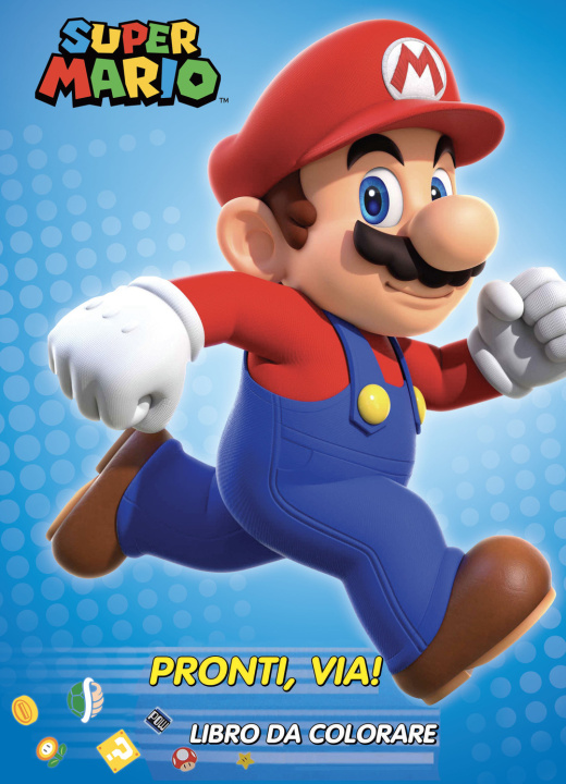 Kniha Super Mario pronti via! Libro da colorare Steve Foxe