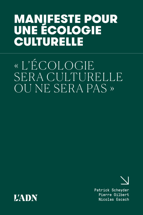 Knjiga Manifeste pour une Écologie culturelle Scheyder